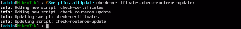 screenshot: install scripts