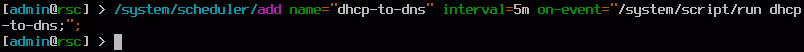 screenshot: setup lease script